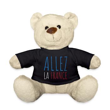 Allez la France Fussball - Teddy - Schwarz - Vorne
