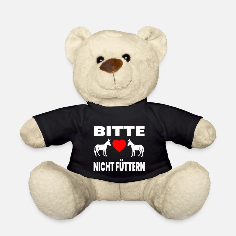Esel - Teddy - Schwarz