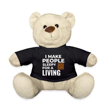 Certified Clinical Hypnotherapist Specialist - Teddy Bear - black - Front