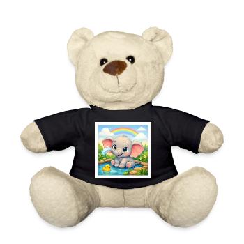 Elli the Elephant - Teddy Bear - black - Front