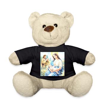 Jesu Geburt – Die Heilige Familie - Teddy - Schwarz - Vorne