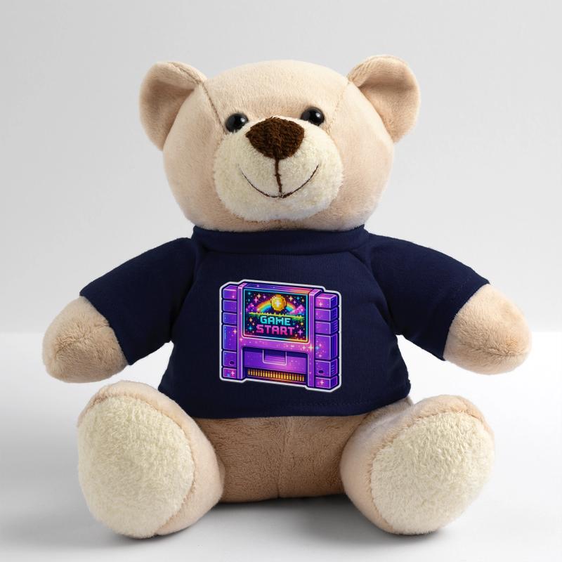 Néon Retro Arcade Start Nounours