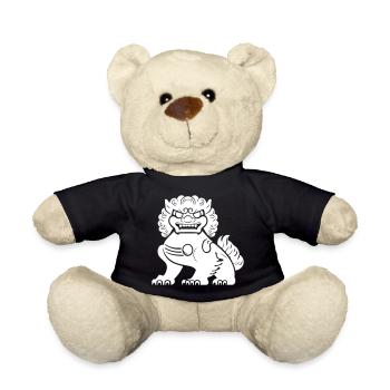 Lion chinois - Nounours - noir - Devant