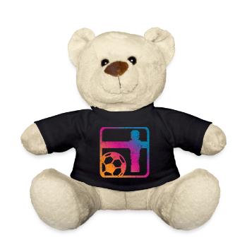 Tischfußball - Teddy - Schwarz - Vorne