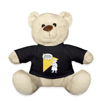 Hello aunt - pick up? Your brother is funny annoying - Teddy Bear - black - Front