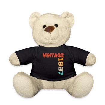 Millésime 1987 - Nounours - noir - Devant