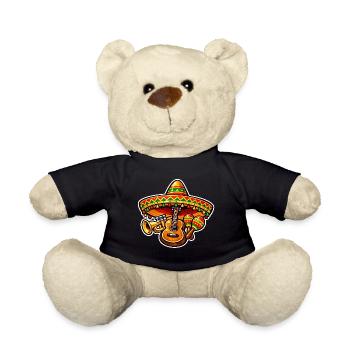 Fiesta Ukulele Sombrero Design - Teddy - Schwarz - Vorne