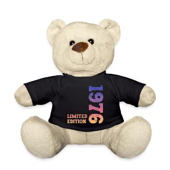 Vintage 1976 - Teddy Bear - black - Front