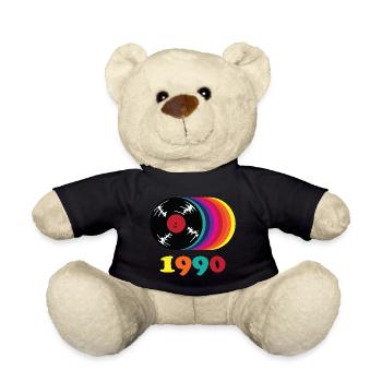 1990 Vintage - Teddy - Schwarz - Vorne