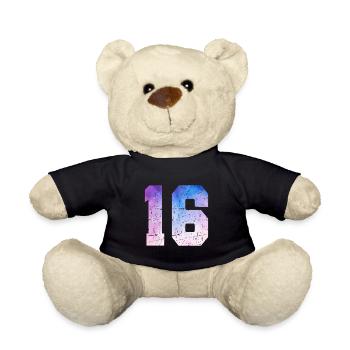 Ausgabe 16 – 16. Jubiläumsgeschenk - Teddy - Schwarz - Vorne