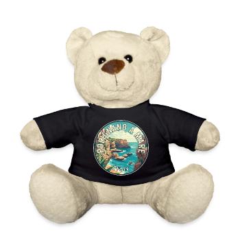 Experience Coastal Splendor Polignano a Mare Italy - Teddy Bear - black - Front