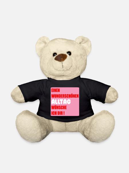 Alltag Wünsche - Teddy - Schwarz