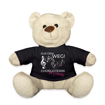 Chorleiterin im Einsatz - Teddy - Schwarz - Vorne