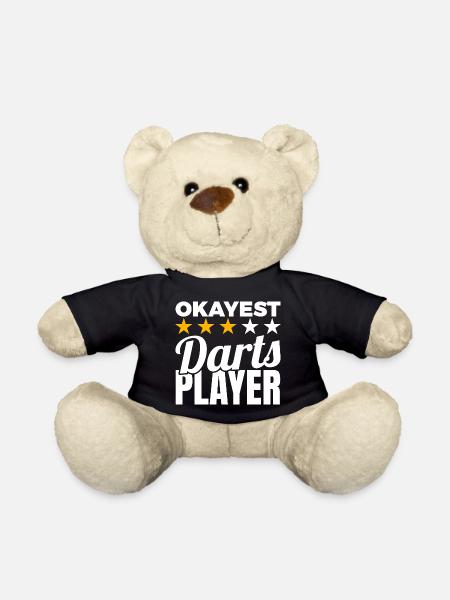 Durchschnittlicher Dartspieler - Teddy - Schwarz