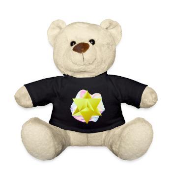 Surrealer Merkaba-Stern - Teddy - Schwarz - Vorne
