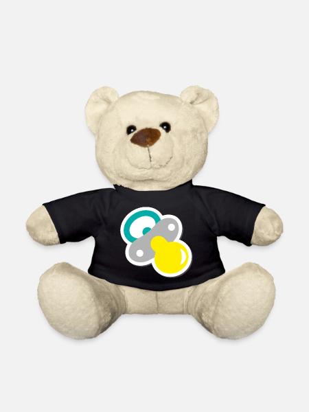 schnuller - Teddy - Schwarz