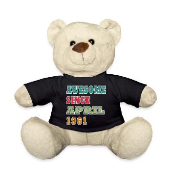 Brilliant since April 1961 - Teddy Bear - black - Front