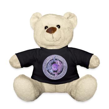 Zodiac Sign Sternzeichen Fische Pisces Geschenk - Teddy - Schwarz - Vorne