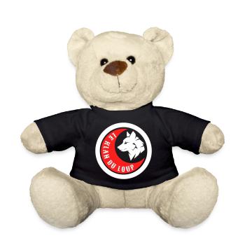 Loup Rouge & Blanc - Nounours - noir - Devant