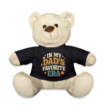 In My Dad's Favorite Era Tochter Familien Humor - Teddy - Schwarz - Vorne