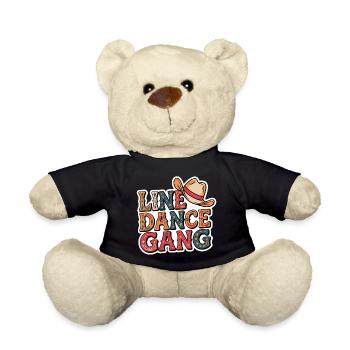 Line Dance Gang - Teddy Bear - black - Front