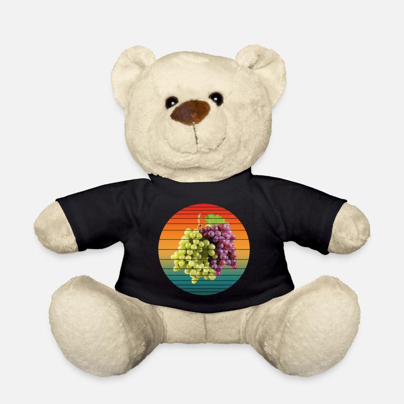 grape fruits - Teddy Bear - black