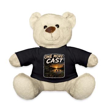 Ein weiterer Wurf Sonnenuntergangs-Karpfenfischen-Design - Teddy - Schwarz - Vorne