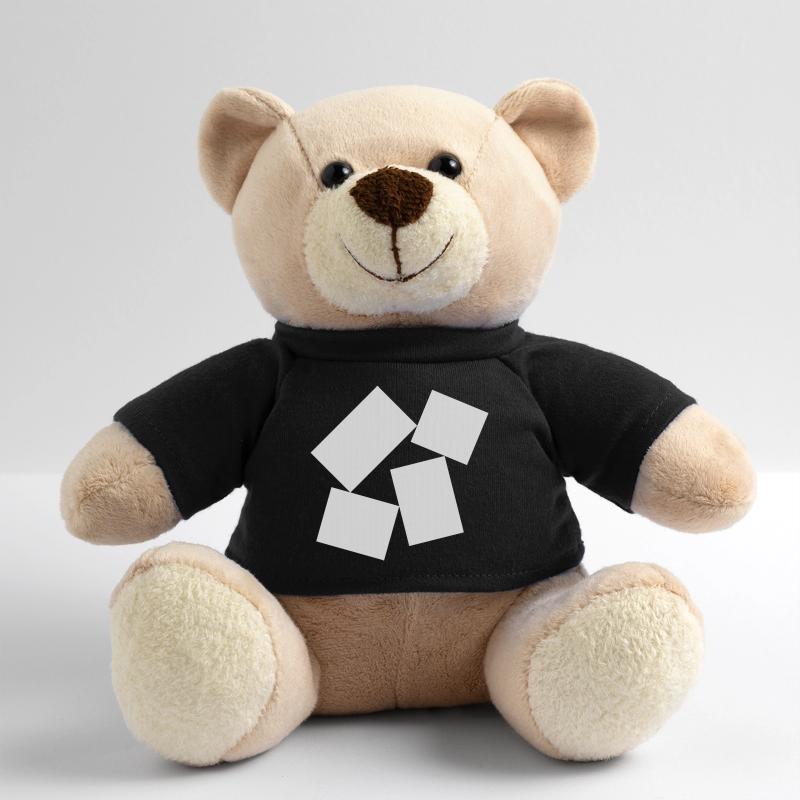 bold squares composition Teddy Bear