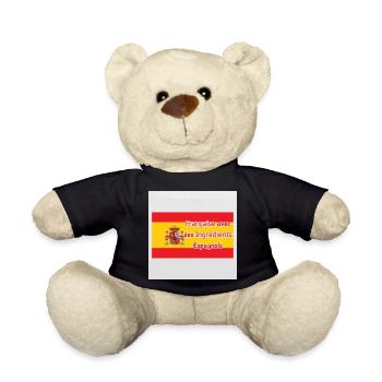 Française avec ingrédients Espagnols - Nounours - noir - Devant