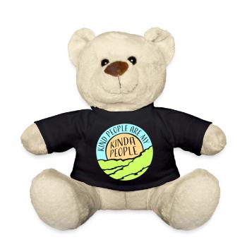 Kind People Are My Kinda People Friendliness - Teddy Bear - black - Front