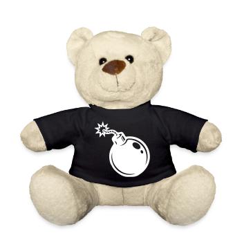 Bombe Symbol - Teddy - Schwarz - Vorne