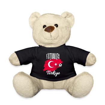 Fussball Fan Türkei - Teddy - Schwarz - Vorne