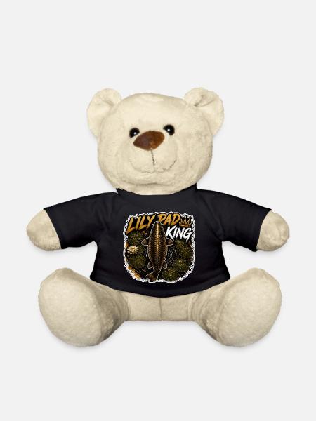 Rosenblatt-Karpfenfang-Design - Teddy - Schwarz