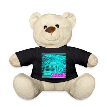 Vagues de surf d’été - Nounours - noir - Devant
