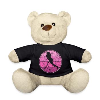 Hockey Feldhockey Hallenhockey Frauen Mädchen - Teddy - Schwarz - Vorne