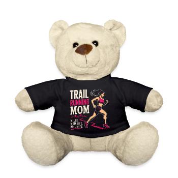 Maman de course en sentier - Nounours - noir - Devant