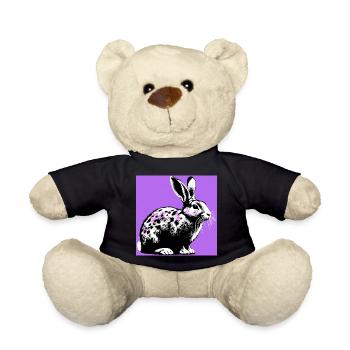 lapin - Nounours - noir - Devant