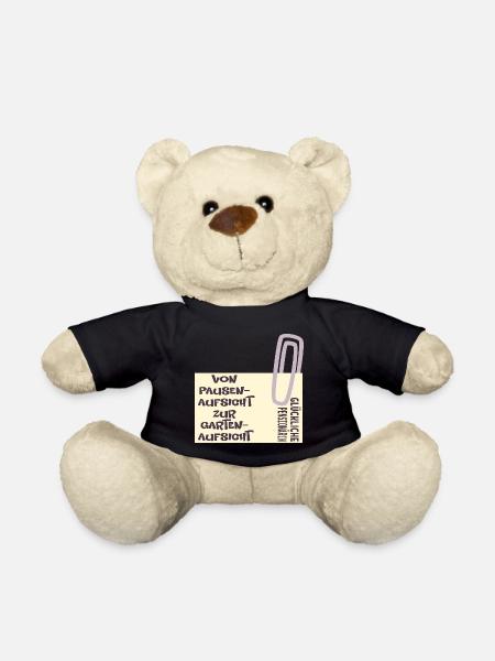Abschied Lehrerin - Pensionärin Garten - Teddy - Schwarz