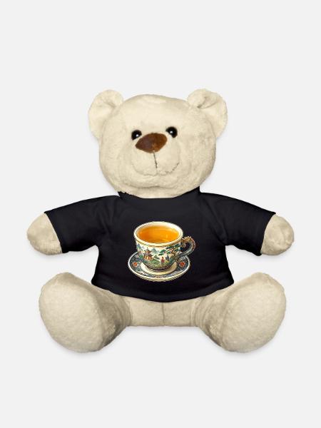 Tee in einer chinesischen Tasse - Teddy - Schwarz