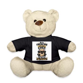 Mein Frenchie ist der Chef - Teddy - Schwarz - Vorne