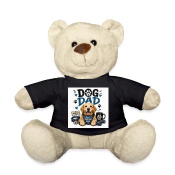 Hundevater Design Pfotenliebe Stil - Teddy - Schwarz - Vorne