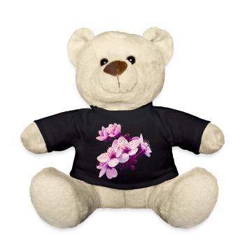 Pink Blossom - Teddy - Schwarz - Vorne