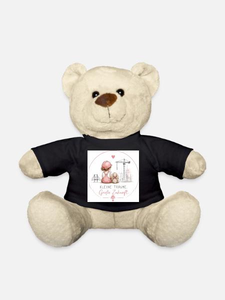 Kleine Träume Große Zukunft  - Teddy - Schwarz