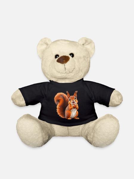 Nussliebendes Eichhörnchen - Teddy - Schwarz