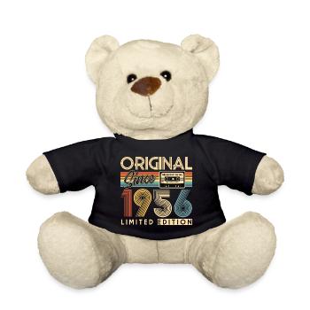 70. Geburtstag, 70 Jahre - Teddy - Schwarz - Vorne