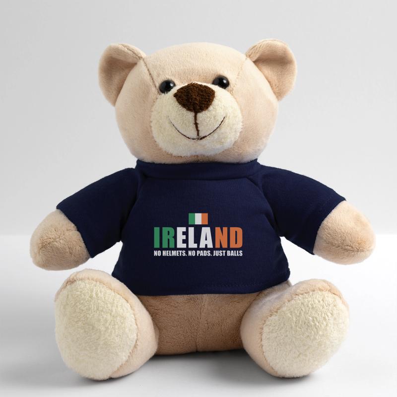 Pas de casques pas de coussinets juste des ballons Irlande Rugby Nounours