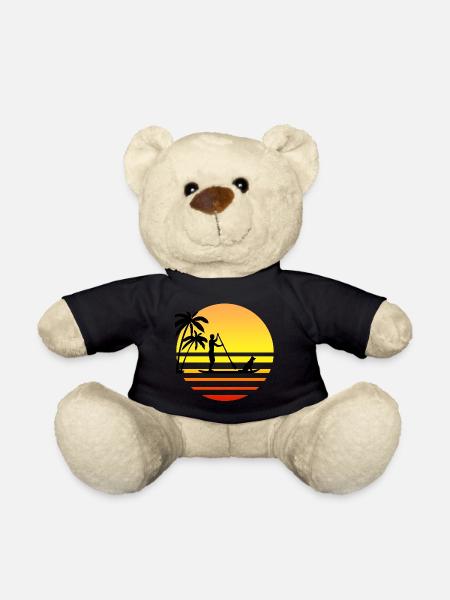 Stand up paddle & dog gift - Teddy Bear - black