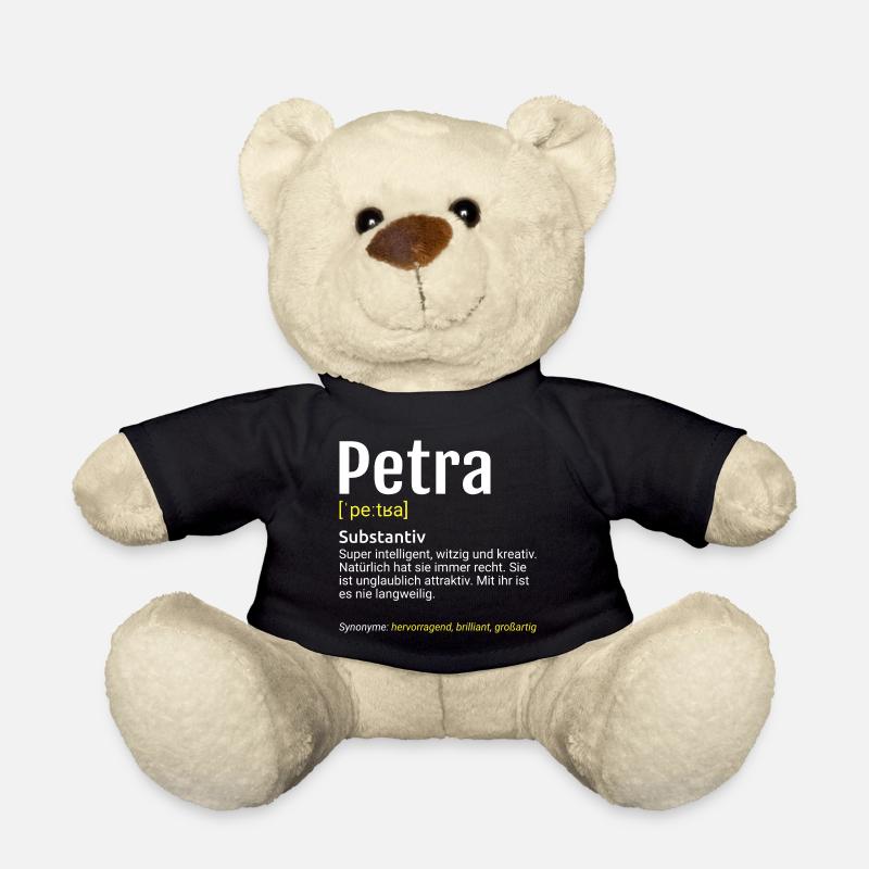 Petra Name Definition - Teddy - Schwarz