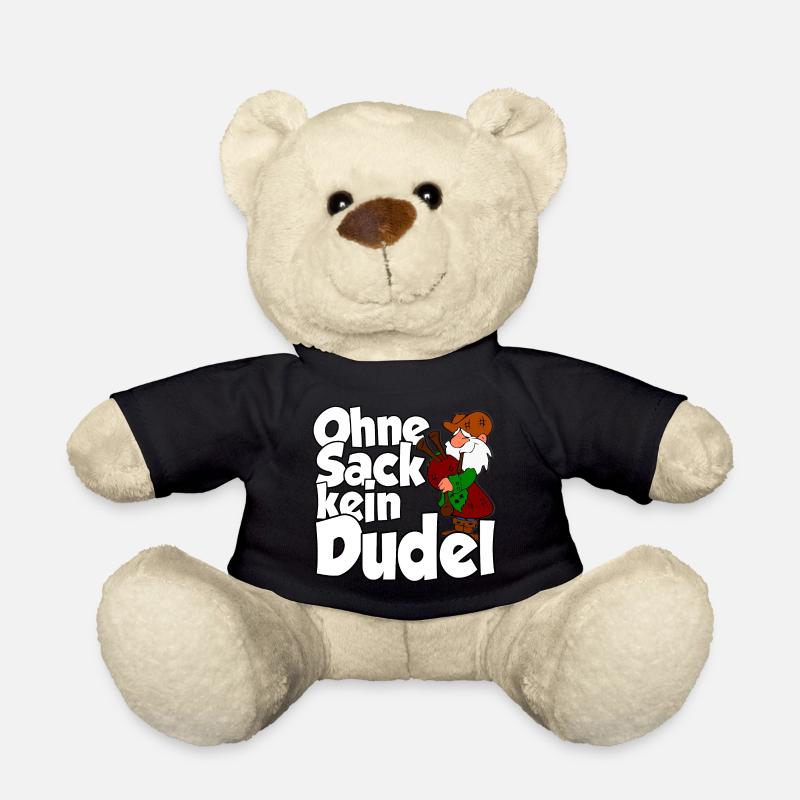Ohne Sack kein Dudel - Teddy - Schwarz
