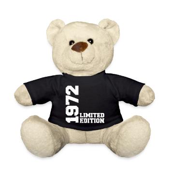 Cadeau Anniversaire Millésime 1972 Classique 1972 - Nounours - noir - Devant